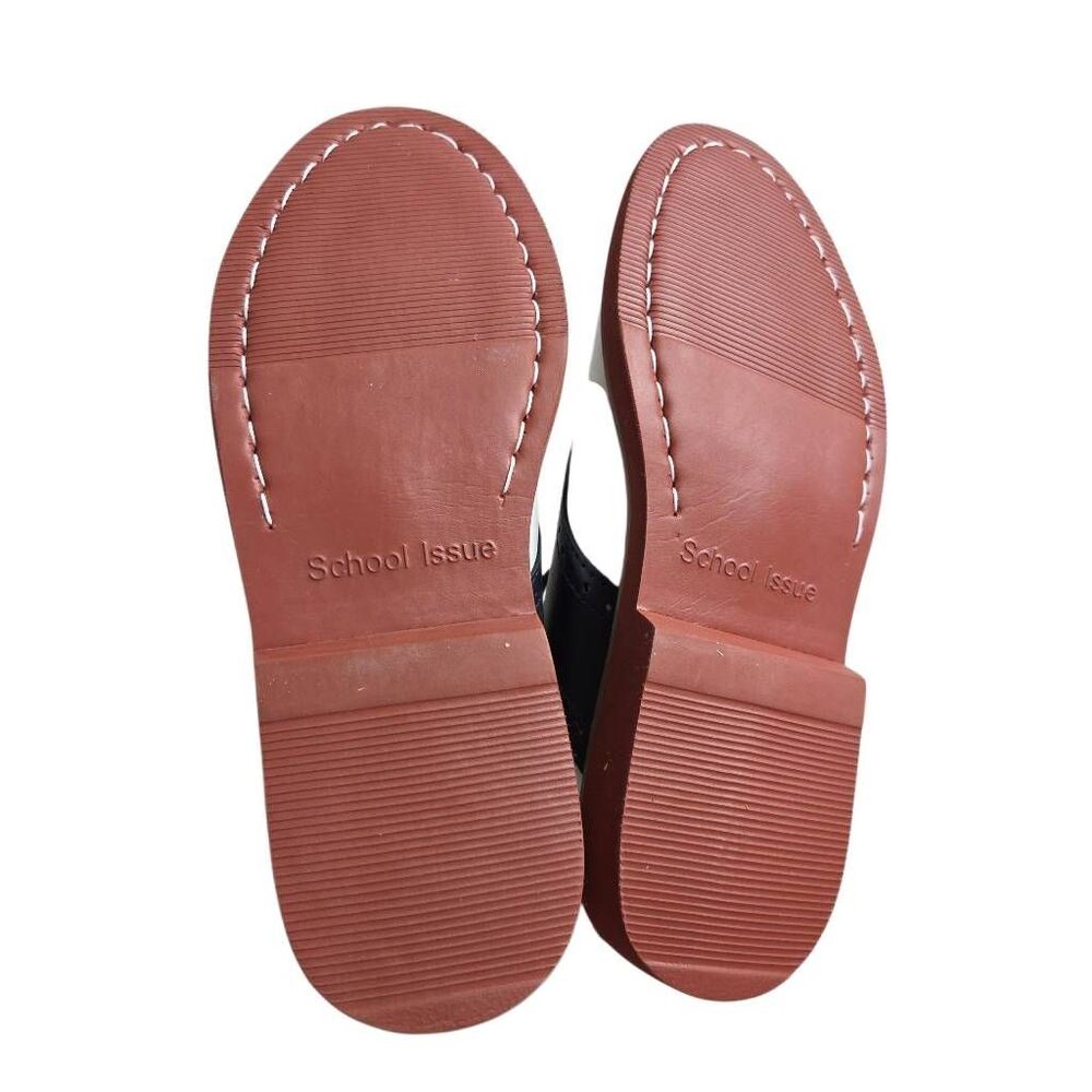 School Issue Saddle Shoes Navy and White 3 - Picture 8 of 8